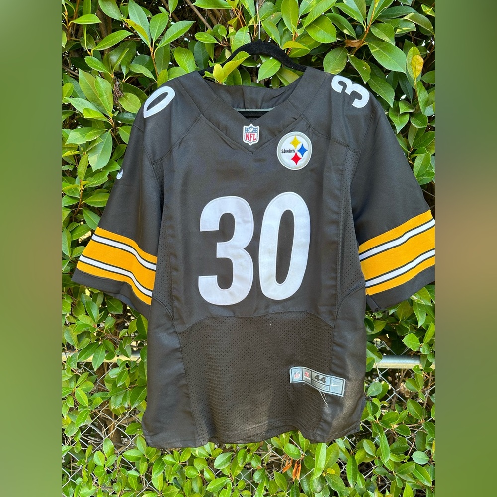 Men's Pittsburgh Steelers James Conner Nike Black Game Player Jersey